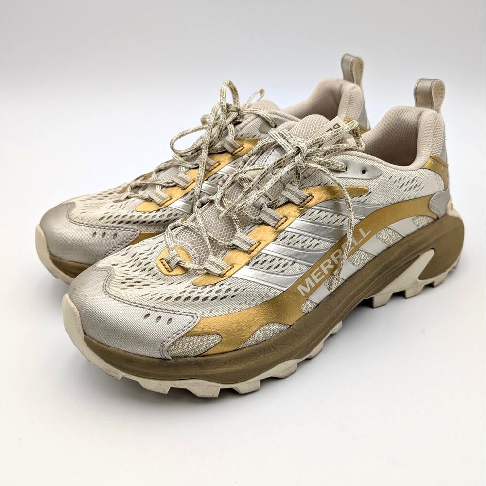 Merrell Moab Speed 2 Hiking Sneaker Shoes Women's Antique Bronze Size US10.5